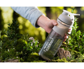 Пляшка для води, 1000 мл, тритан, сірий ARDESTO Smart bottle