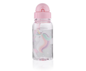 Пляшка для води дитяча, 500 мл, пластик, рожевий ARDESTO Unicorn
