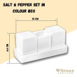 Набір сіль&перець 4 предмети Color Wilmax