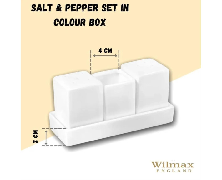 Набір сіль&перець 4 предмети Color Wilmax