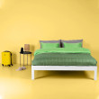 Комплект постільної білизни EMILI 200x220 ткан.:страйп сатин (100% microfiber)