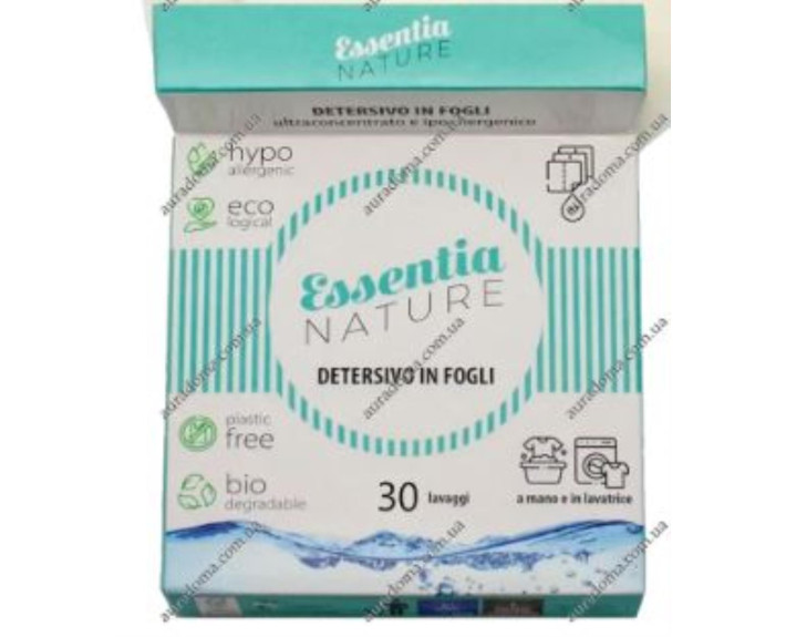 Прачечный порошок в таблетках ТМ Essentia, упаковка - 30 шт.