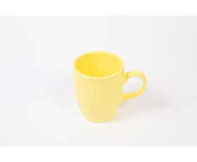 Чашка для чаю BULUT 9 см, KP101009F, лимонна, кераміка, Туреччина