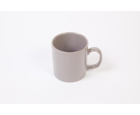 Чашка для чаю CYLINDRICAL PLATIN 10 см, KP200010F, сіра, кераміка, Туреччина