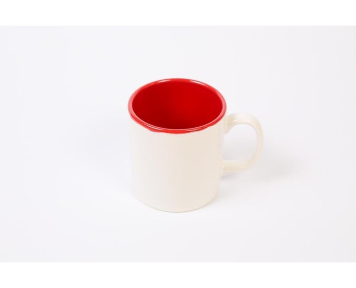 Чашка для чаю CYLINDRICAL PLATIN 10 см, KP200010F, червона, кераміка, Туреччина
