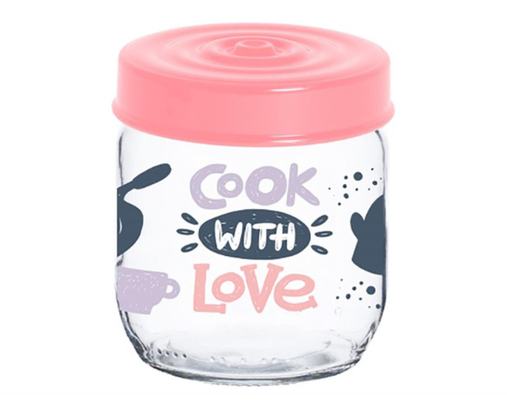 Банка HEREVIN Jar-Cook With Love 0.425 л,Туреччина