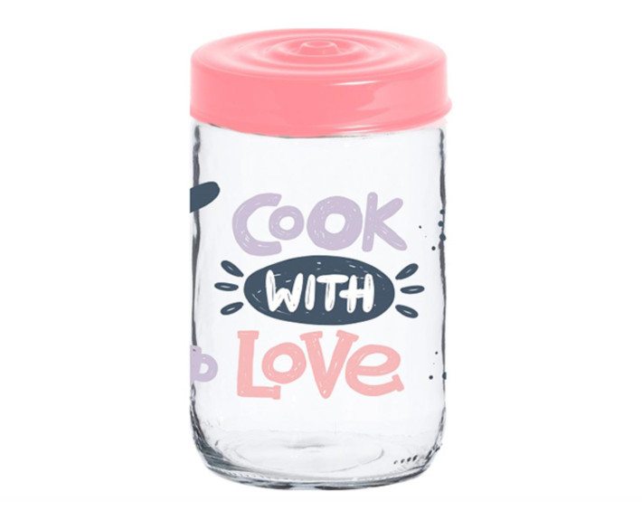 Банка HEREVIN Jar-Cook With Love 0.66 л,Туреччина