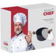 Кастрюля BRAVO CHEF классическая 26 см (4.9 л) с крышкой, Китай