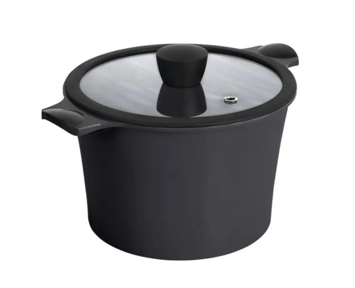Каструля RINGEL Zitrone Black 24x16.2 см (5.8л) з кришкой,Китай