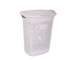 Корзина для білизи VIOLET HOUSE 0261 Виолетта POWDER с/к 65 л,Туреччина