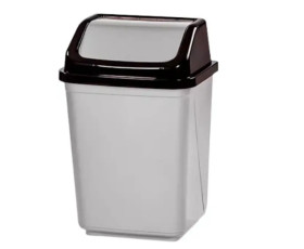 Корзина для сміття VIOLET HOUSE 0099 Metalice Black з/кр. 20 л,Туреччина