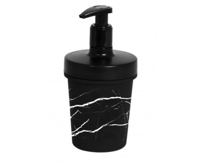 Дозатор д/мила 0.32л, HEREVIN Black Marble Туреччина