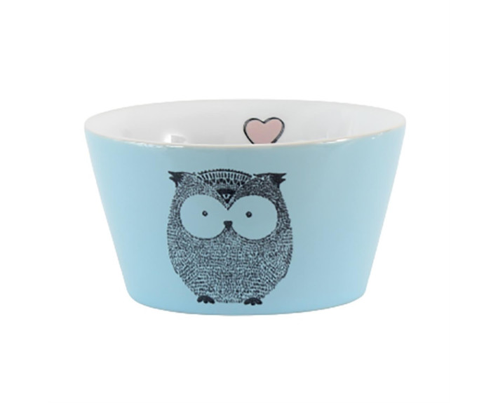 Салатник/Піала LIMITED EDITION OWL FUNNY 480 мл/ синий,Китай