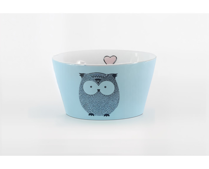 Салатник/Піала LIMITED EDITION OWL FUNNY 480 мл/ синий,Китай