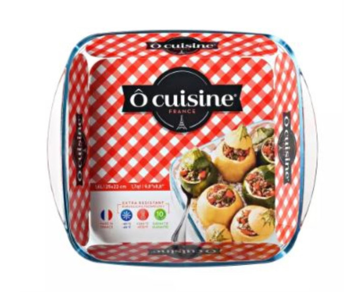 Форма стеклянная прямоугольная 20х20 см O CUISINE Франция
