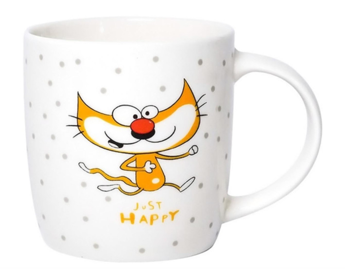 Чашка LIMITED EDITION JUST HAPPY/ 360 мл в ас-ті,Китай