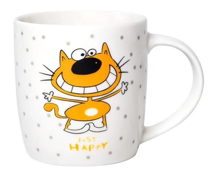 Чашка LIMITED EDITION JUST HAPPY/ 360 мл в ас-ті,Китай