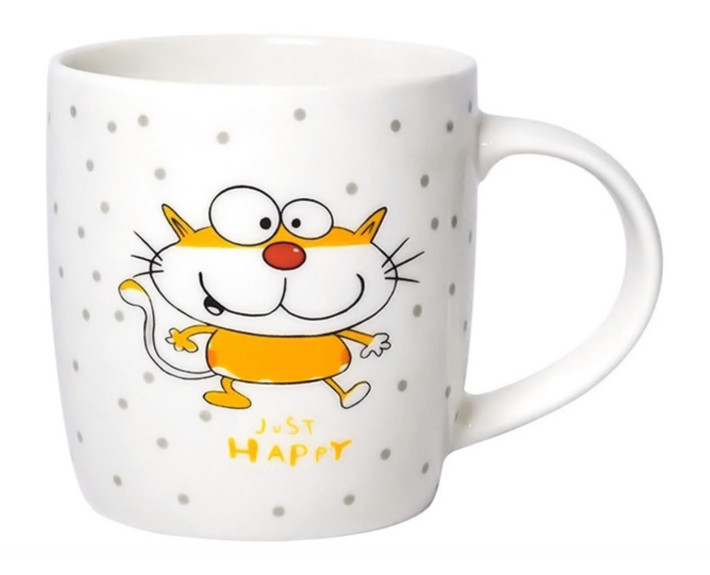 Чашка LIMITED EDITION JUST HAPPY/ 360 мл в ас-ті,Китай