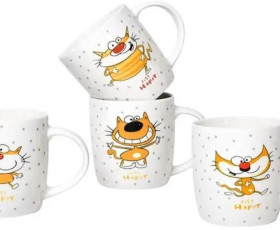 Чашка LIMITED EDITION JUST HAPPY/ 360 мл в ас-ті,Китай