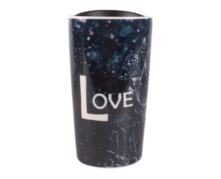 Чашка LIMITED EDITION TRAVEL LOVE /360 мл/ з кришк./ в подар.упак.,Китай