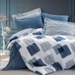 КПБ 2,0 MODERN REAKTIF (підк.200X220см, прост.240X260см, навол.2шт 50X70см), SOLITO INDIGO, ранфорс,