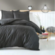 КПБ 2,0 ELEGANT (підк.200X220см, прост.240X260см, навол.2шт 50X70см), ANTRASIT, страйп-сатин, ТМ Cot