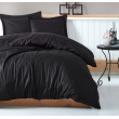 КПБ 2,0 ELEGANT (підк.200X220см, прост.240X260см, навол.2шт 50X70см), SIYAH, страйп-сатин, ТМ Coton