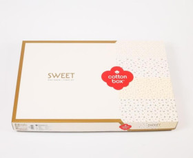 КПБ 2,0 SWEET (ковдра 220X230см, прост.240X260см, навол.2шт 50X70см), FELIZ SOMON, піке, ТМ Coton Bo