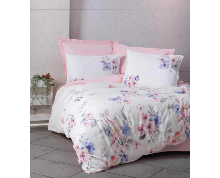 КПБ 2,0 MODELINE (підк.200X220см, прост.240X260см, навол.2шт 50X70см), JAYDA PEMBE, ранфорс, ТМ Coto
