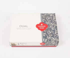 КПБ 2,0 DUAL (підк.200X220см, прост.240X260см, навол.2шт 50X70см), ANNIKA BEJ, ранфорс, ТМ Coton Box