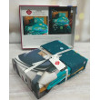 КПБ 1,5 JUNIOR (підк.160X220см, прост.180X240см, навол.1шт 50X70см),LITTLE ASTRONAUT TURKUAZ, ранфор