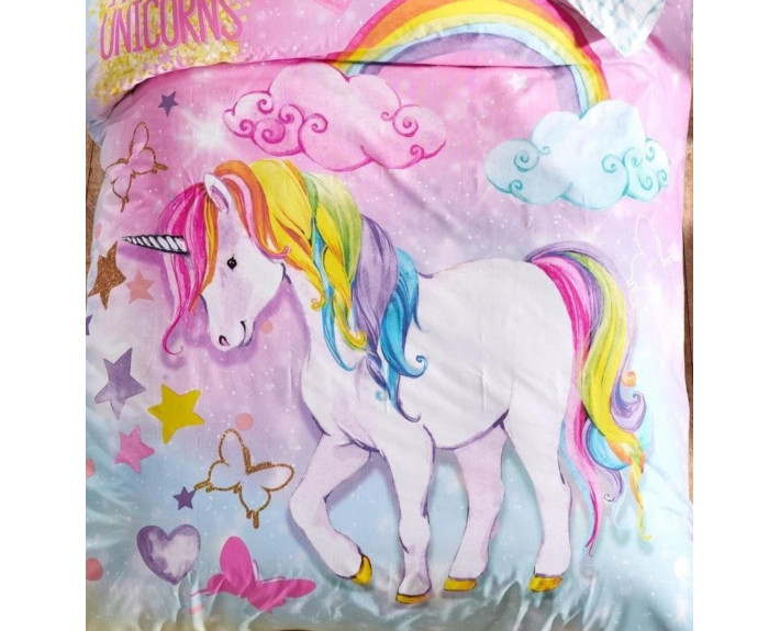 КПБ 1,5 JUNIOR (підк.160X220см, прост.180X240см, навол.1шт 50X70см),DREAM MINT, ранфорс, ТМ Coton Bo