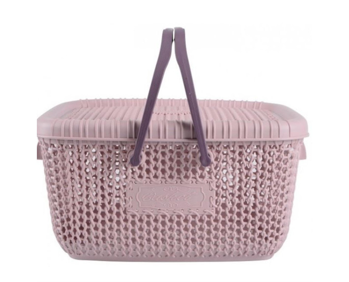 Корзина VIOLET HOUSE 1010 Виолетта PINK POWDER з/кр. 5 л