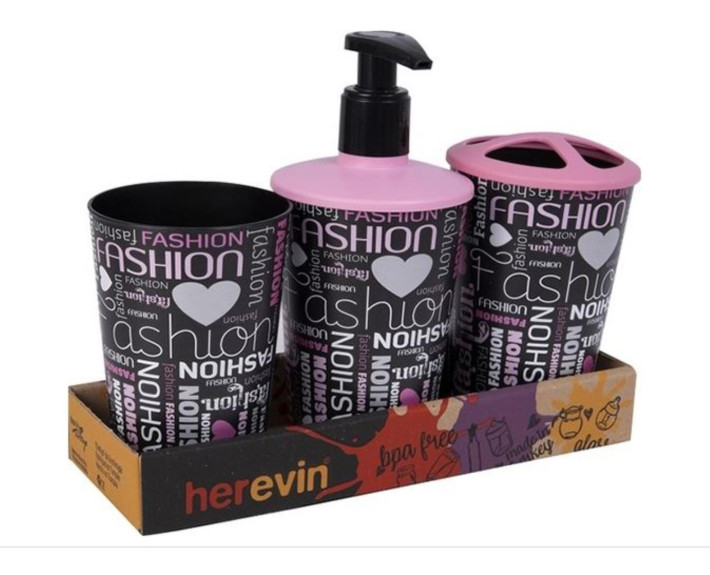 Аксесуар д/ванної 3 в1 HEREVIN Fashion