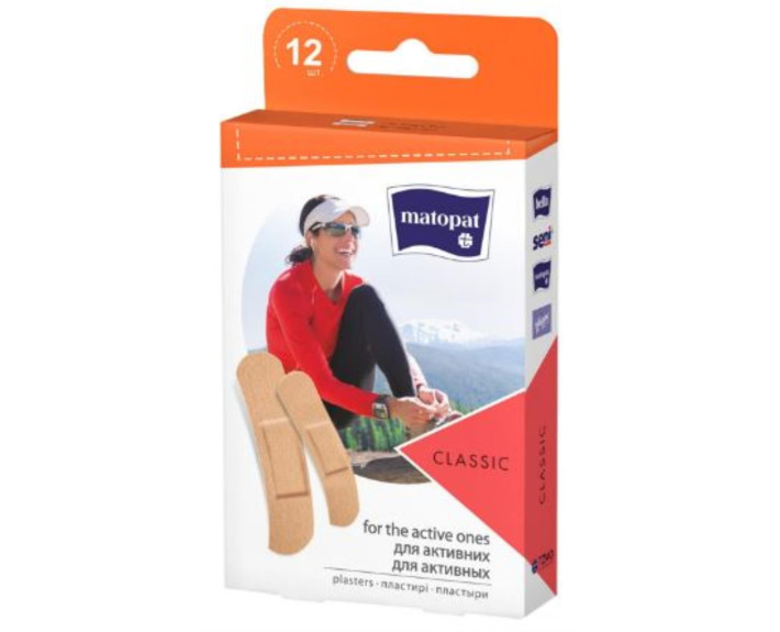 Медичний пластир Bella Matopat Classic 12 шт