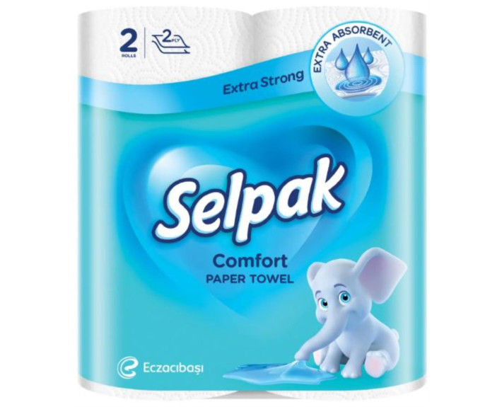 Рушник SELPAK Comfort пап,білий 2шт

Рушник SELPAK Comfort, белый, 2 шт.