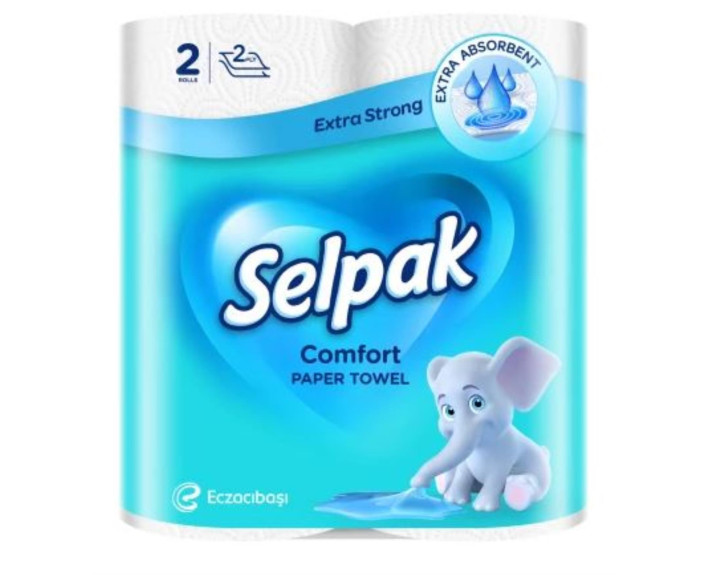Рушник Selpak папер. 2шт