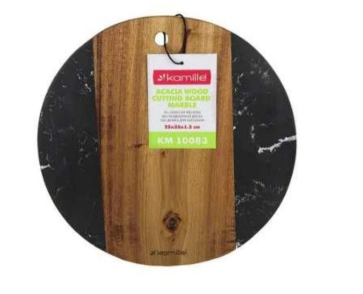 Доска обрезная Kamille деревянная ?25*1,2см