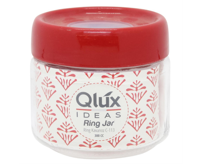 Банка з кришкою RING JAR (300мл),скло,ТМ Qlux,Туреччина
