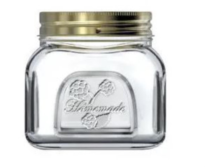 Банка з кришкою FLAT JAR (300мл),скло,ТМ Qlux,Туреччина