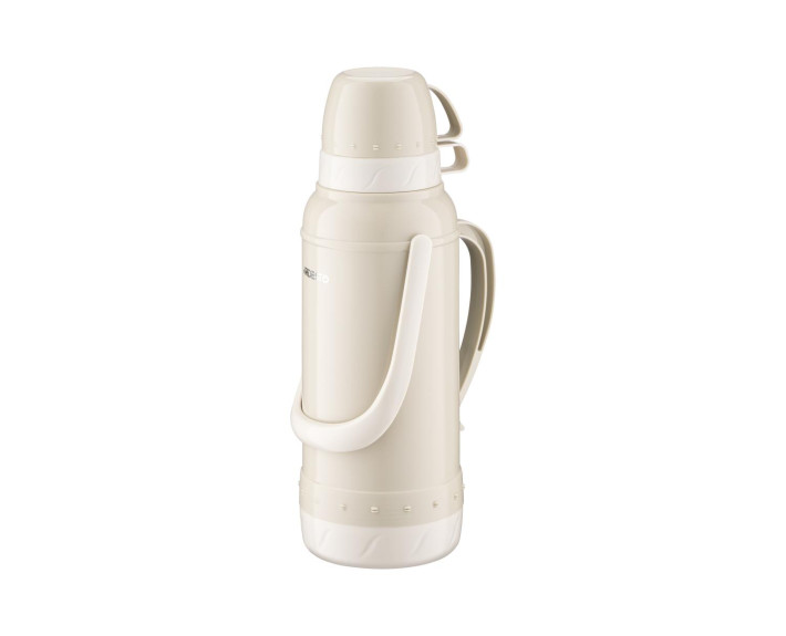 Термос Ardesto Gemini Gourmet, 2000мл, пластик, боросилікатне скло, бежевий