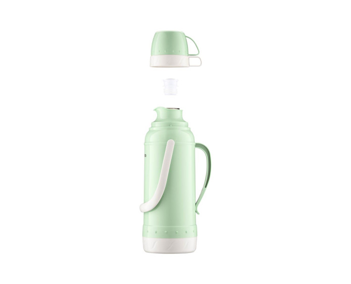 Термос Ardesto Gemini Gourmet, 2000мл, пластик, боросилікатне скло, зелений