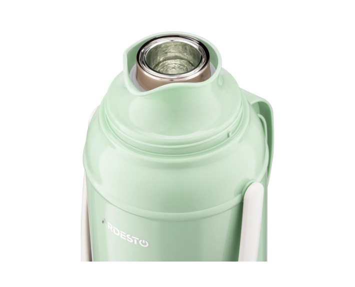 Термос Ardesto Gemini Gourmet, 2000мл, пластик, боросилікатне скло, зелений