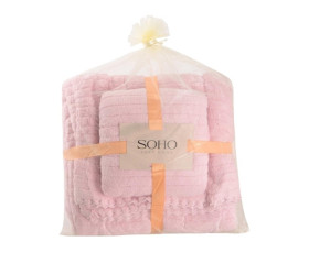 Набір рушників 35*75+70*140см, мікроф. Line Perple SOHO