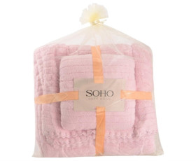Набір рушників 35*75+70*140см, мікроф. Line Perple SOHO