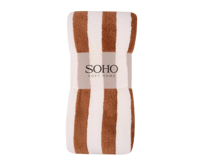 Рушник 50*70 см, мікроф. Stripe Cofee  SOHO