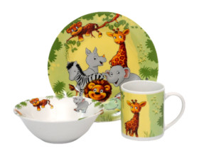 Набір посуду дит. LIMITED EDITION JUNGLE /3 пр. короб