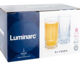 Стакан LUMINARC ELYSEES /набор/ 6х310 мл высокий