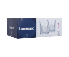Стакан LUMINARC RHODES /набір/ 6X310 мл низьк.