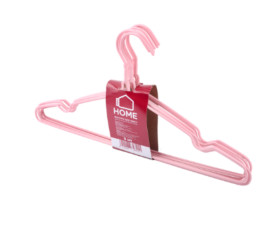Вішалка IDEA HOME д/од. мет. в силіконі 39,4*21 см (8 шт) Pink